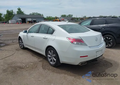 2013 Acura Tl 3.5 из США, поврежденный, VIN 19UUA8F28DA017359